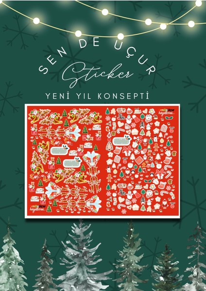 Sen De Uçur Mega Set ( Kitap, Uçak Kağıdı, Hedef Bayrağı, 250ÇIKARTMA)