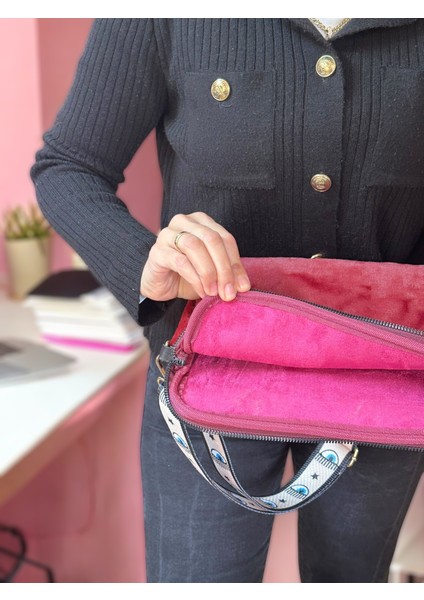Toscase Peluş 13-13.3ınch Peluş Macbook, Laptop Çantası
