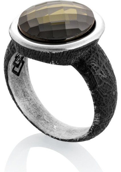 Tamamen Gümüş 925 Ayar Yeşil Zirkon Erkek Yüzük fiyatları