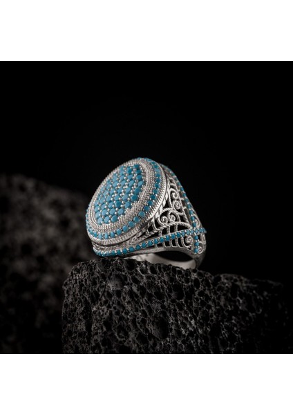 Tamamen Gümüş 925 Ayar Erkek Yüzük