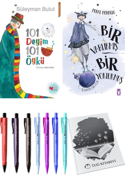 Bir Varlıkmış Bir Yoklukmuş ve 101 Deyim 101 Öykü Süleyman Bulut 2li Set