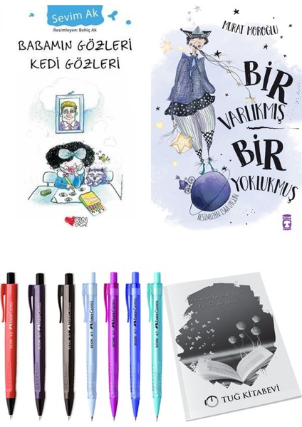 Bir Varlıkmış Bir Yoklukmuş ve Babamın Gözleri Kedi Gözleri 2li Set