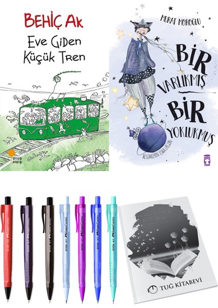 Bir Varlıkmış Bir Yoklukmuş ve Eve Giden Küçük Tren 2li Set