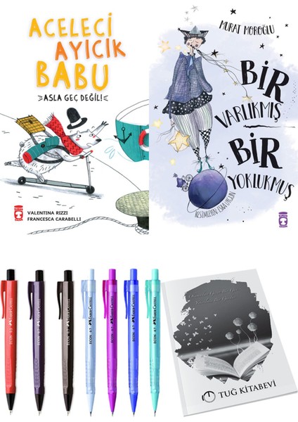 Bir Varlıkmış Bir Yoklukmuş ve Aceleci Ayıcık Babu Asla Geç Değil 2li Set