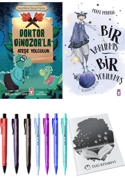 Bir Varlıkmış Bir Yoklukmuş ve Doktor Dinozor'la Ateşe Yolculuk 2li Set
