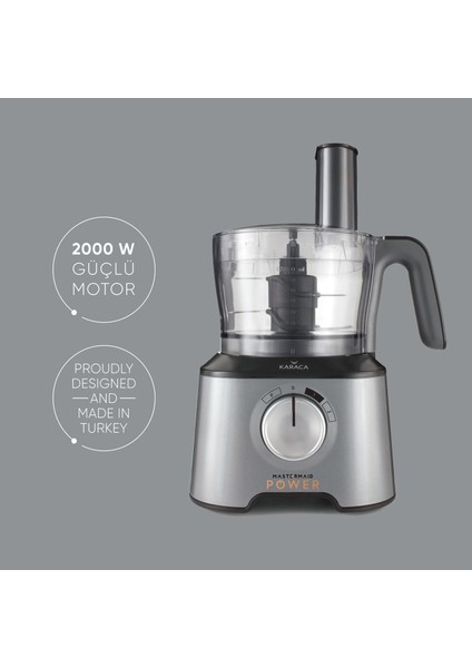 10 In 1 Çok Amaçlı Mutfak Robotu | 2000W Güçlü Motor Performansı | 4 Kanatlı Doğrayıcı | 1,5lt Geniş Hazne + Onerous Mutfak Tartısı Hediye fiyatları