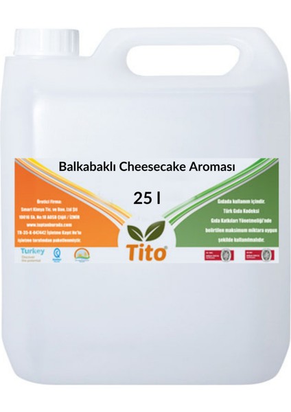 Balkabaklı Cheesecake Aroması 25 lt