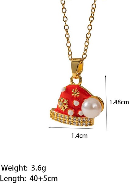 Yılbaşı Charm Uçlu Özel Seri Paslanmaz Çelik Hediyelik Kadın Kolye fırsatları