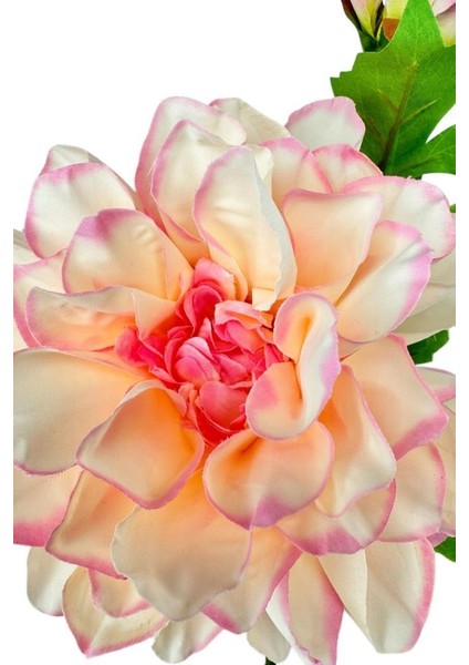 Yapay Çiçek Krizantem Pembe Tek Dal Tomurcuklu 65 x 17 cm Kumaş Çiçek Uzun Dal