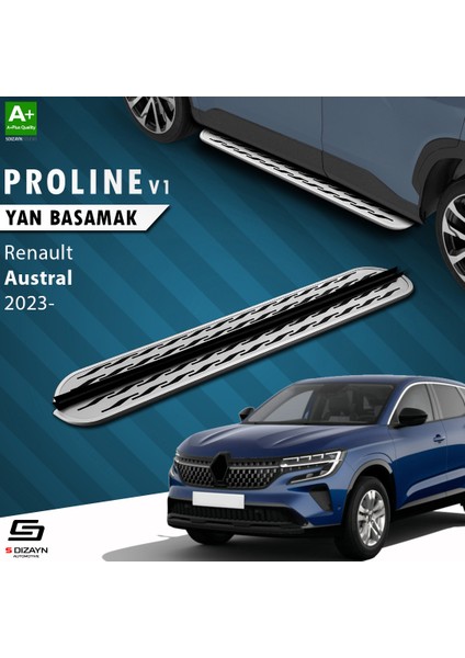 S-Dizayn Renault Austral Oem Still Pro V2 Aluminyum Yan Basamak 183 cm 2023 Üzeri fiyatları