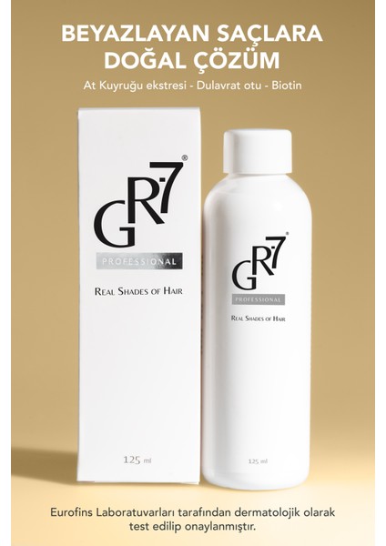 Beyaz Saçlara Doğal Çözüm Sunan Beyaz Saçlar İçin Saç Losyonu 125 ml