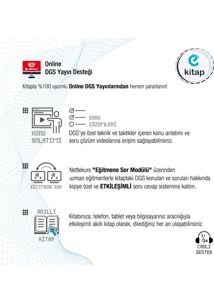 Dgs Sözel - Sayısal Konu Anlatım E-Kitap Paketi