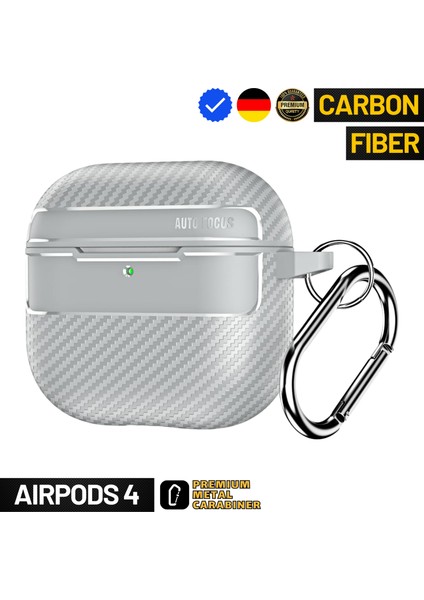 4. Nesil Uyumlu Karbon Fiber Hybrid Polymer Technology Premium Kulaklık Kılıfı