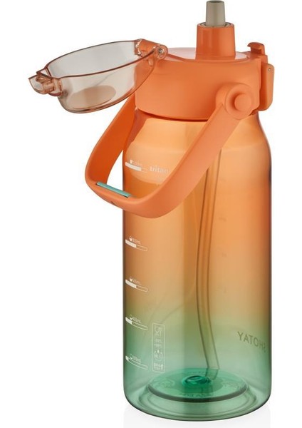Gradient Su Matarası Tritan Turuncu 1500ML fiyatları