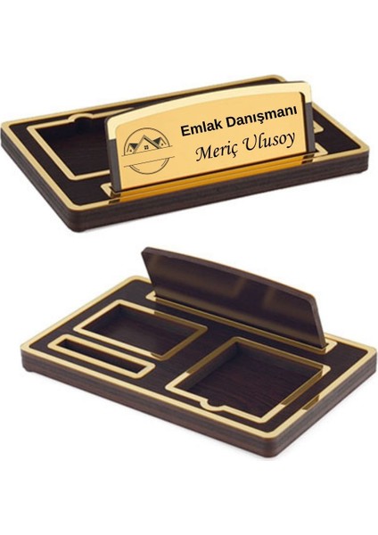 Firmalara Özel Logolu Masa Üstü Ahşap Masa Üstü Isimlik fiyatları