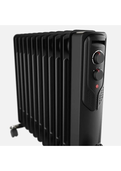 Voltomat Termostatlı 2500 W 11 Dilim Yağlı Radyatör Siyah fiyatları