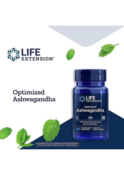 Optimized Ashwagandha 60 Kapsül