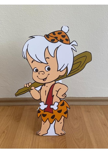 Bambam (Taş Devri) Masaüstü Ayaklı Pano