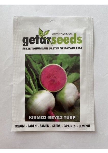 Turp Kırmızı Beyaz ( Çoklu Tohum ) - 5 Gram