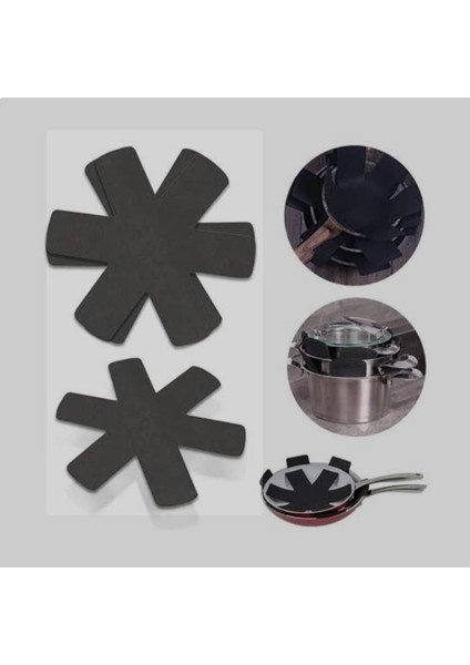 3 lü SİYAH Tencere Tava Koruyucu fiyatları