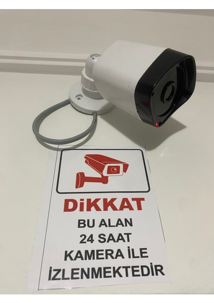 Sahte Caydırıcı Kamera sabit kırmızı ışıklı orijinal kamera kasasında sticker ve pil hediye