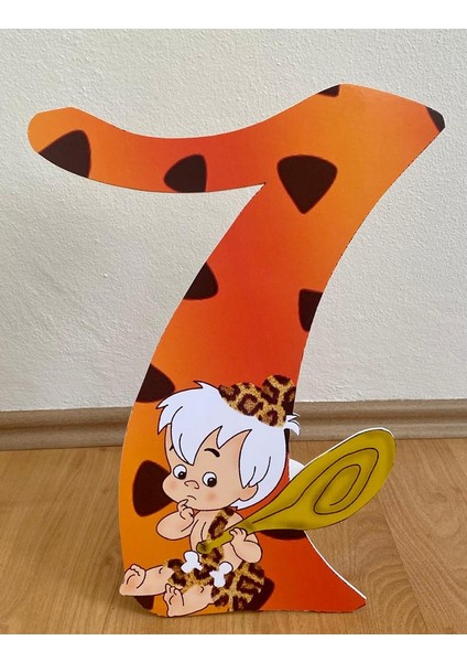 Bambam "1" (Taş Devri) Masaönü Ayaklı Pano