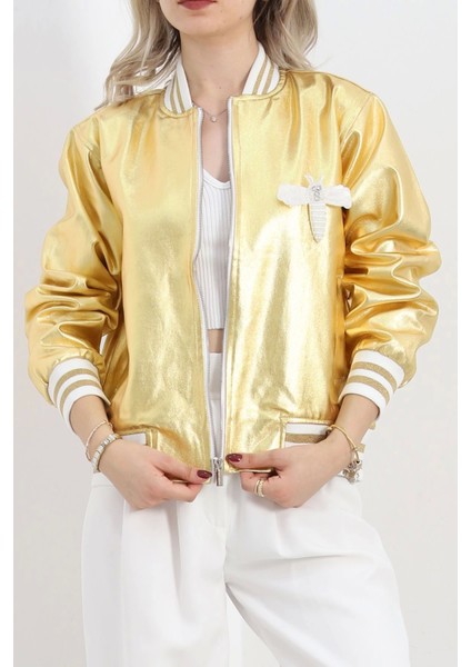 Winta- Varak Bomber Ceket Gold - 2614.1367.