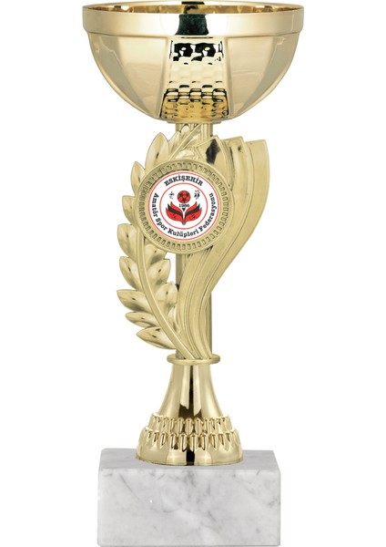 Kişiye Özel Futbol Kupası Ödül Kupası Tören Kupası 20 cm ECO-021