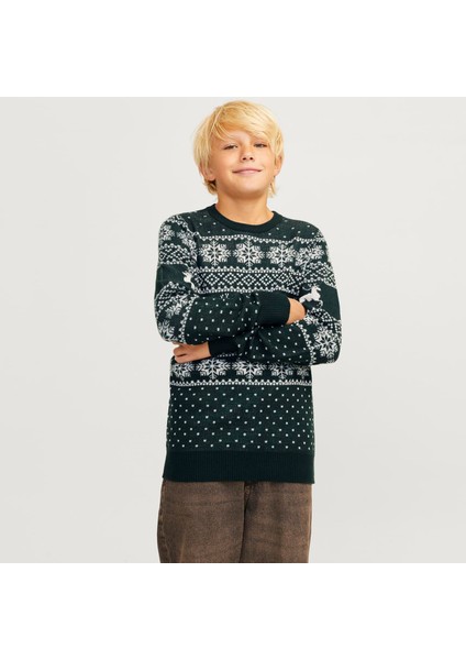 Jack & Jones Çocuk Yılbaşı Temalı Kazak - Xmas