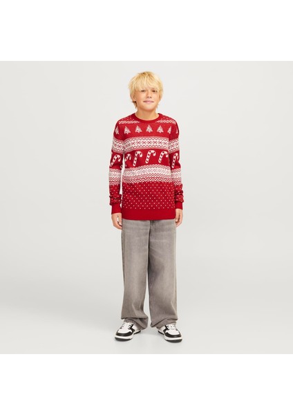 Jack & Jones Çocuk Yılbaşı Temalı Kazak - Xmas