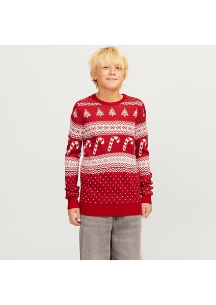 Jack & Jones Çocuk Yılbaşı Temalı Kazak - Xmas