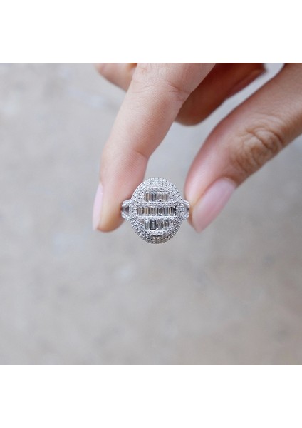 1,41 Ct E-F / Vs-Sı Pırlanta Baget Yüzük fiyatları