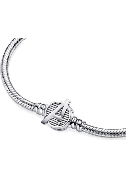 Avengers Charm Bileklik 925 Ayar Gümüş