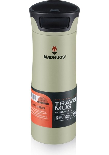 Travel Mug Termos Bardak 0.47 Lt Sage Green