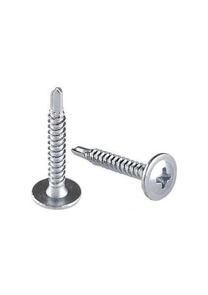 Rysb 4,2 x 32 mm 100 Adet Beyaz Pul Başlı Matkap Uçlu Vida Otomatik Vida