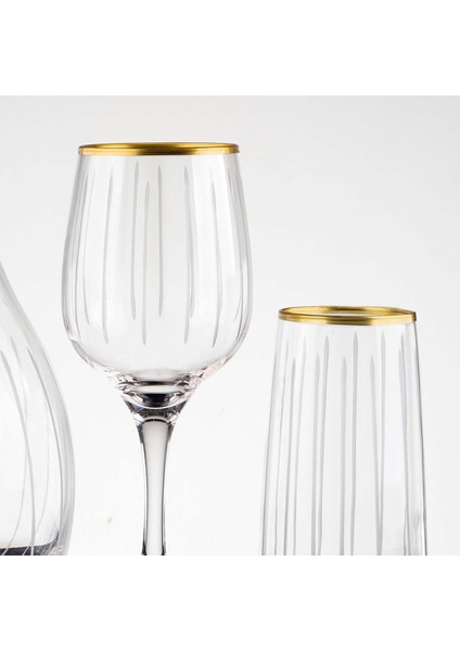 31 Parça 6 Kişilik Çubuk El Dekor Kesme Cam Su Takımı​​​​​​​ fiyatları