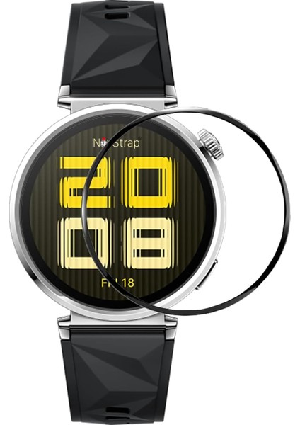 Ekran Koruyucu Huawei Watch Gt5 46mm ile Uyumlu Tam Kapatan Ppma Nano Black Hd Şeffaf modelleri