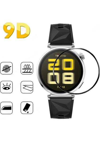 Ekran Koruyucu Huawei Watch Gt5 46mm ile Uyumlu Tam Kapatan Ppma Nano Black Hd Şeffaf fırsatları