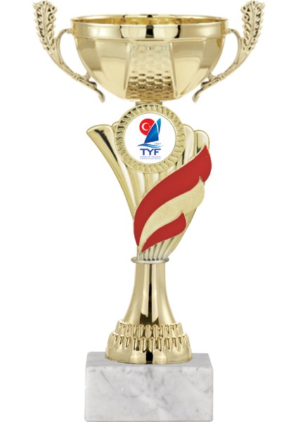 Kişiye Özel Futbol Kupası Ödül Kupası Tören Kupası 22 cm ECO-026