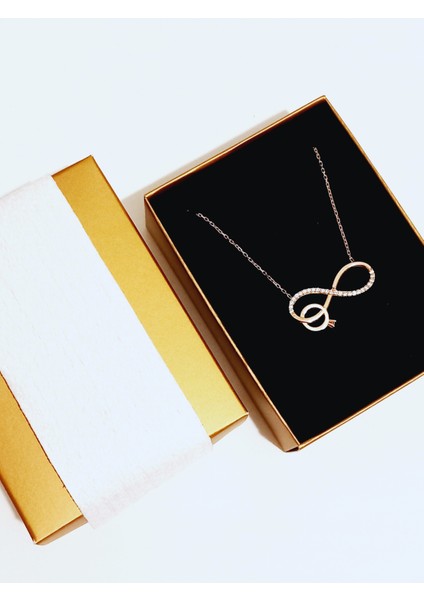 Gümüş Gold Tek Aşkım Tasarım Ikili Kalp Kadın Kolye Yılbaşı Yeni Yıl Hediye