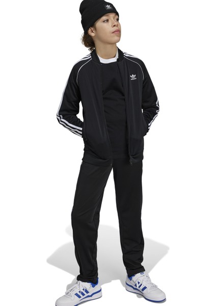 Sst Track Top Çocuk Siyah Ceket IX7628