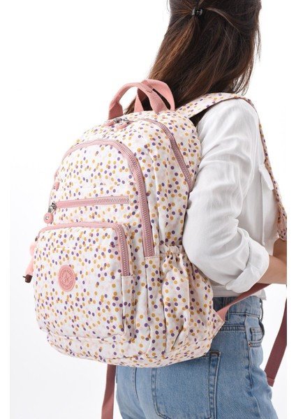 8861 Unisex Klınkır Maymunlu Günlük ve Okul Sırt Çantası