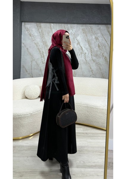 Kumaş Garnili Triko Yelek fiyatları