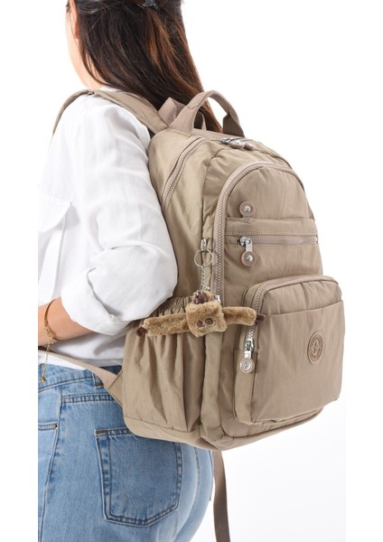 8861 Unisex Klınkır Maymunlu Günlük ve Okul Sırt Çantası