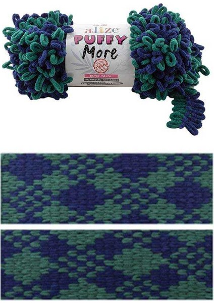 2 Adet Puffy More El Örgü ipliği (2 x 150 Gram) 6288