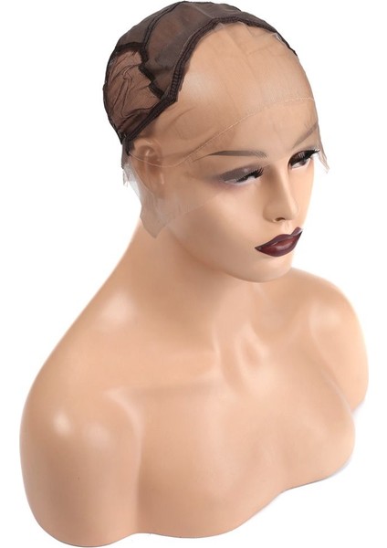 Front Lace Tül Peruk Dikim Filesi / Kahverengi