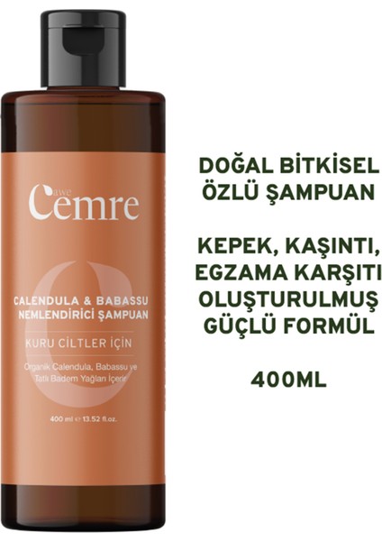 Awe Cemre Calendula Doğal Bitkisel Özlü Şampuan 400 ml