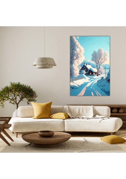Kış Temalı Kanvas Tablo modelleri