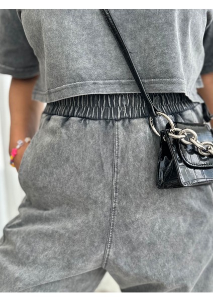 Cyrus Yikama Doku Coton Pantolon & T-Shirt Takım indirimleri