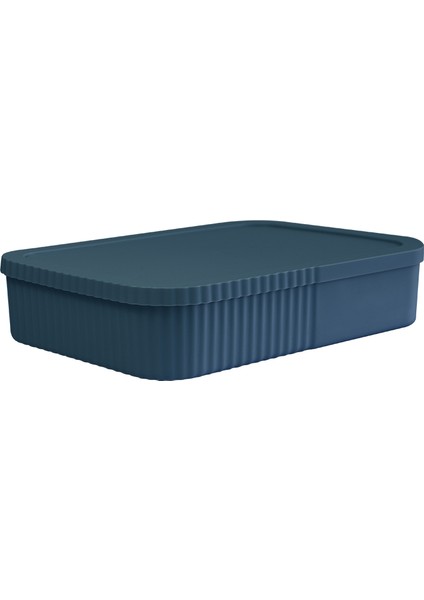 Kapaklı 6 Litre Ince-Geniş Saklama Kutusu - Ofis ve Kırtasiye Düzenleyici, Çok Amaçlı Kullanım fiyatları